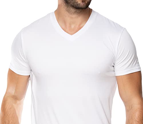 ED HARDY 3-Pack Men's Fitted T-Shirts Micro Modal Casual Wear - Gym/Work, Perfect Fit Classic Tees