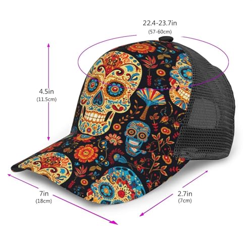 Vykmvtyb Breathable Mesh Baseball Cap for Men Outdoor Sun Hats