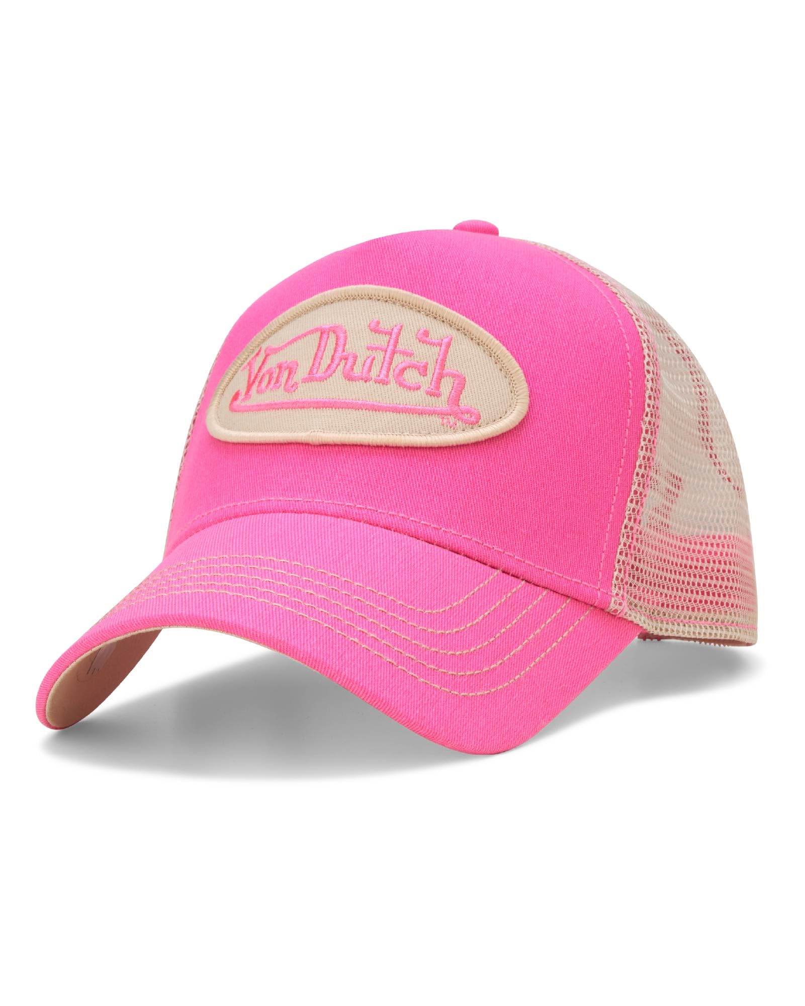 Von Dutch Unisex Curved Bill Mesh Back Retro Classic Adjustable Snapback Baseball Cap for Men and Women