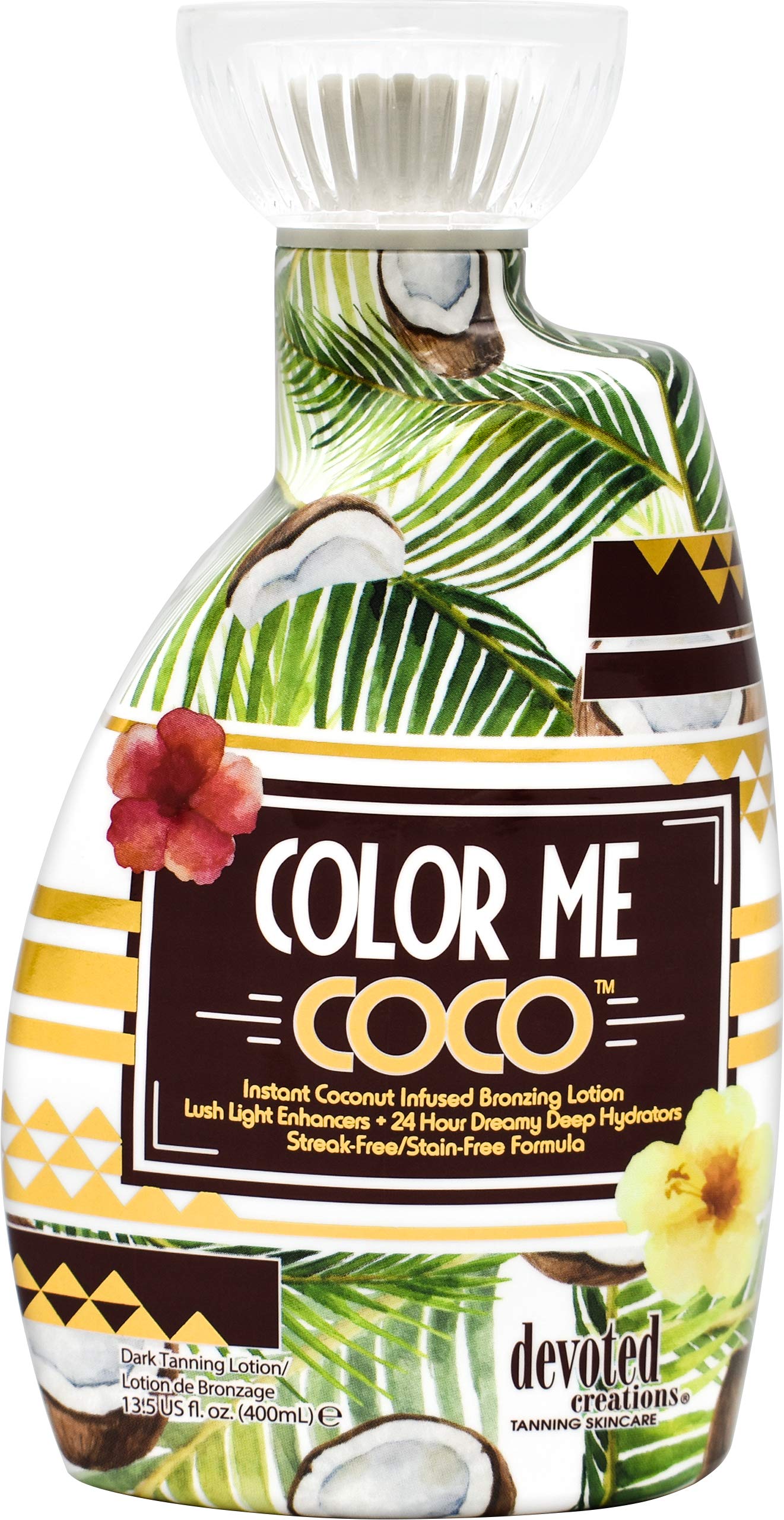 Devoted Creations Color Me Coco Bronzer Tanning Lotion for Darker Skin Toned Users at the Beach
| Devoted Creations Col